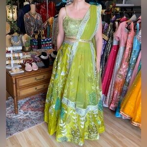 Custom lehenga, size 8-10